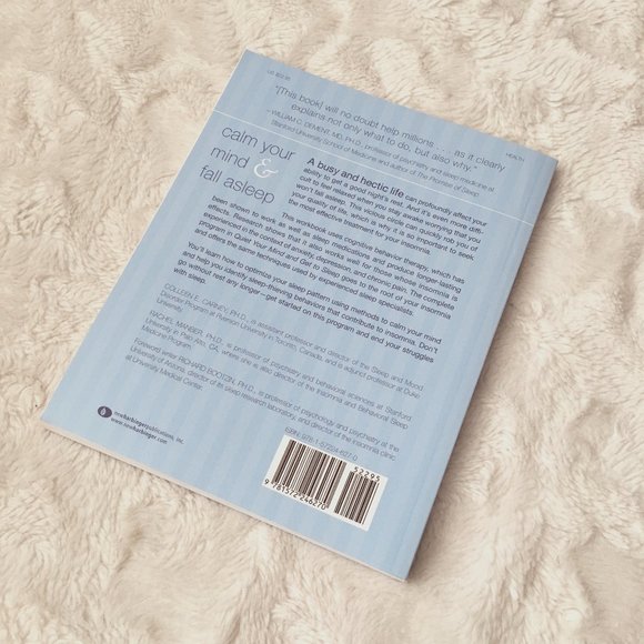 'Quiet Your Mind and Get to Sleep' Paperback By Colleen E. Carney - Picture 2 of 7